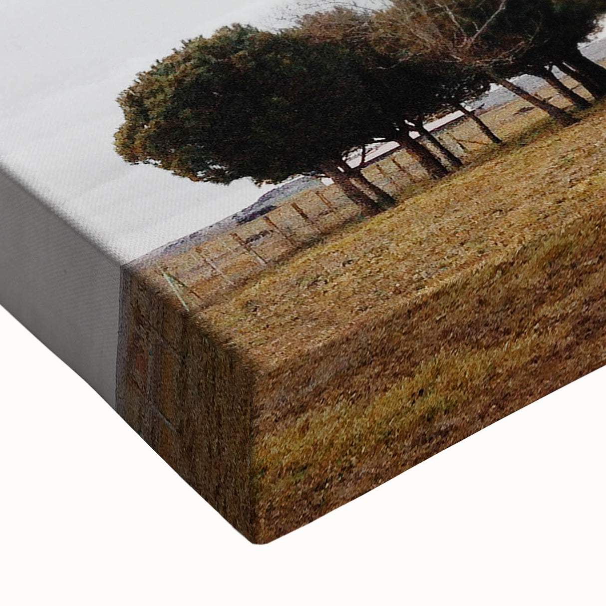 Serene Farmhouse - Vintage Rustic Landscape Art