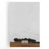 Serene Farmhouse - Vintage Rustic Landscape Art