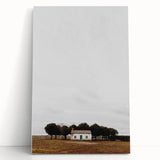 Serene Farmhouse - Vintage Rustic Landscape Art