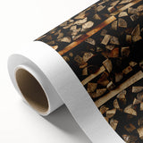 Textured Wood Logs - Rustic Farmhouse Art Print