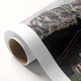 Mountain Cabin Retreat - Rustic Landscape Art Print