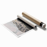 Mountain Cabin Retreat - Rustic Landscape Art Print