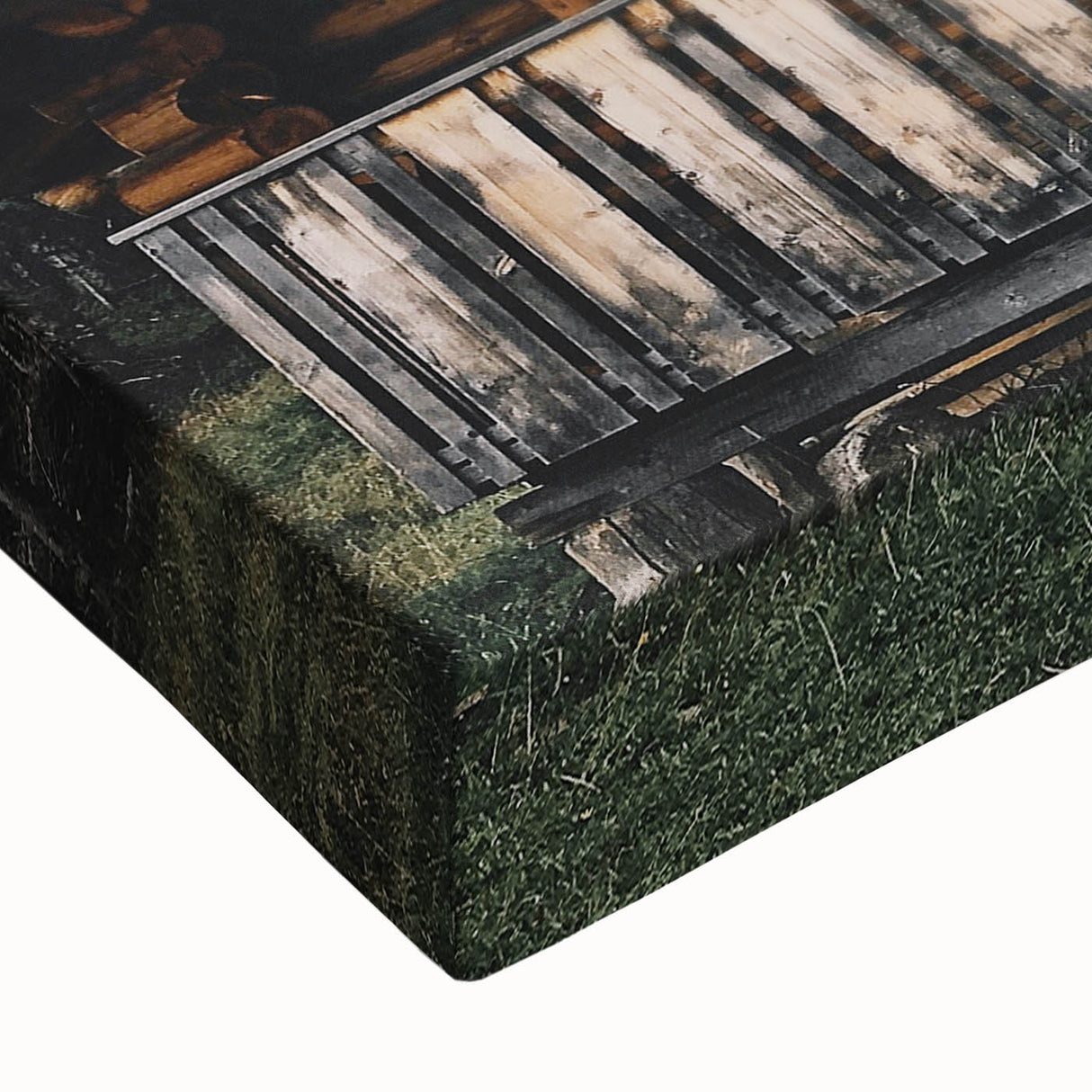 Mountain Cabin Retreat - Rustic Landscape Art Print