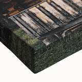 Mountain Cabin Retreat - Rustic Landscape Art Print