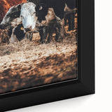 Pastoral Harmony - Intimate Cattle Scene Art