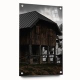 Alpine Barn Retreat - Rustic Mountain Art Print