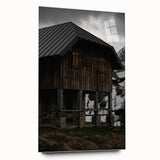 Alpine Barn Retreat - Rustic Mountain Art Print