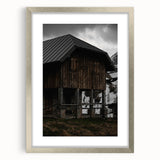 Alpine Barn Retreat - Rustic Mountain Art Print