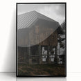 Alpine Barn Retreat - Rustic Mountain Art Print