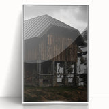 Alpine Barn Retreat - Rustic Mountain Art Print