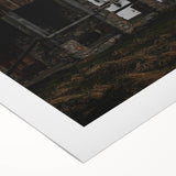 Alpine Barn Retreat - Rustic Mountain Art Print