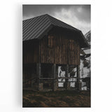 Alpine Barn Retreat - Rustic Mountain Art Print