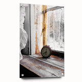 Timeless Moment - Vintage Clock Rustic Art Print