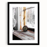 Timeless Moment - Vintage Clock Rustic Art Print
