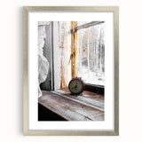 Timeless Moment - Vintage Clock Rustic Art Print