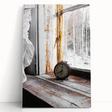 Timeless Moment - Vintage Clock Rustic Art Print