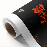 Vivid Flames - Rustic Fire Pit Art Print