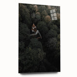 Hidden Sanctuary - Rustic Forest Retreat Art Print