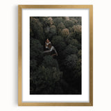 Hidden Sanctuary - Rustic Forest Retreat Art Print