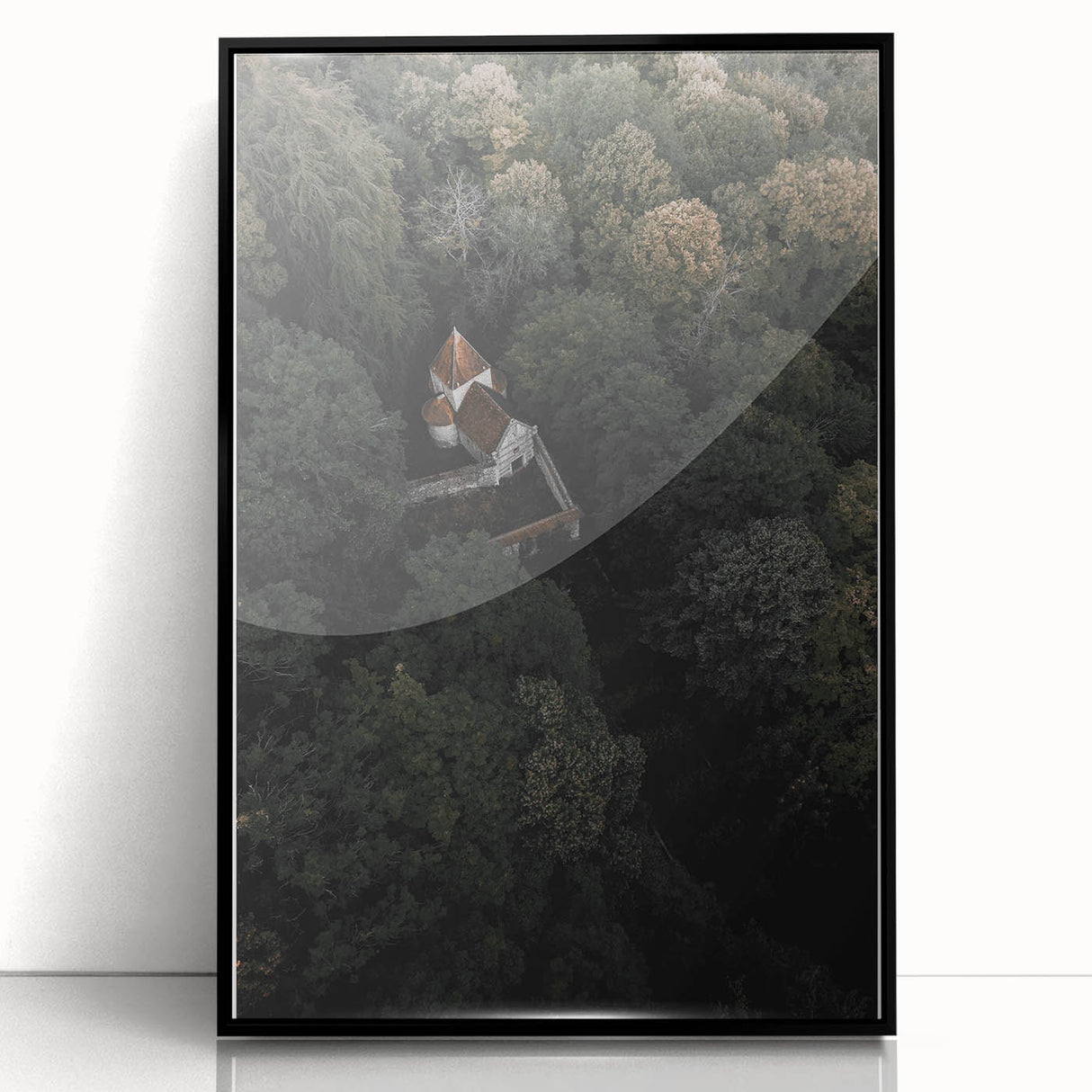 Hidden Sanctuary - Rustic Forest Retreat Art Print
