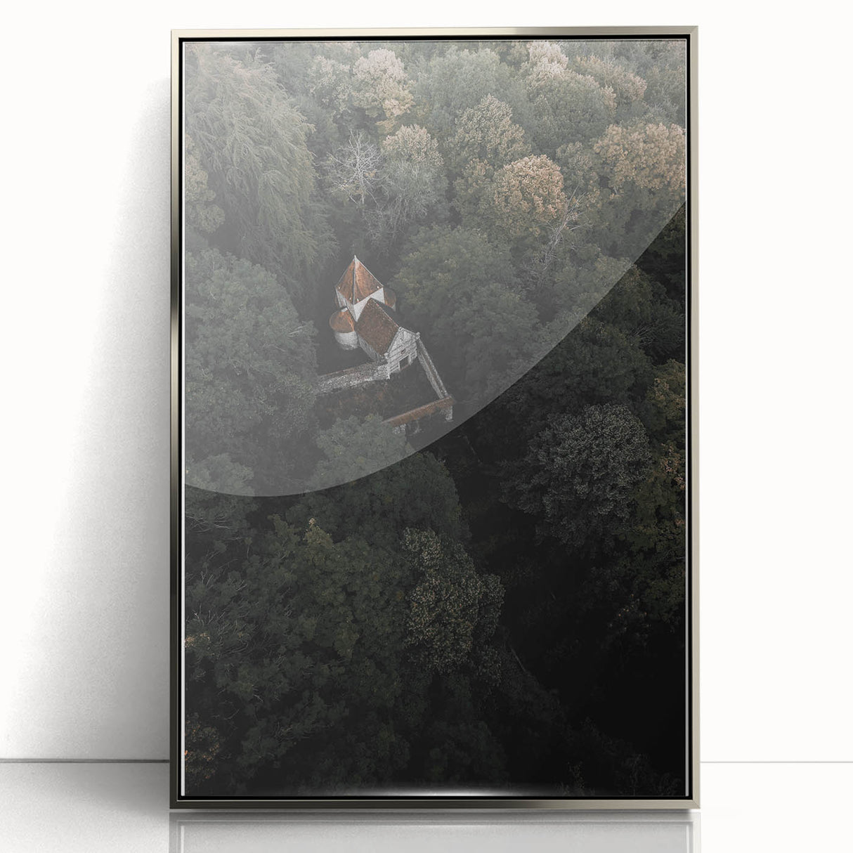 Hidden Sanctuary - Rustic Forest Retreat Art Print
