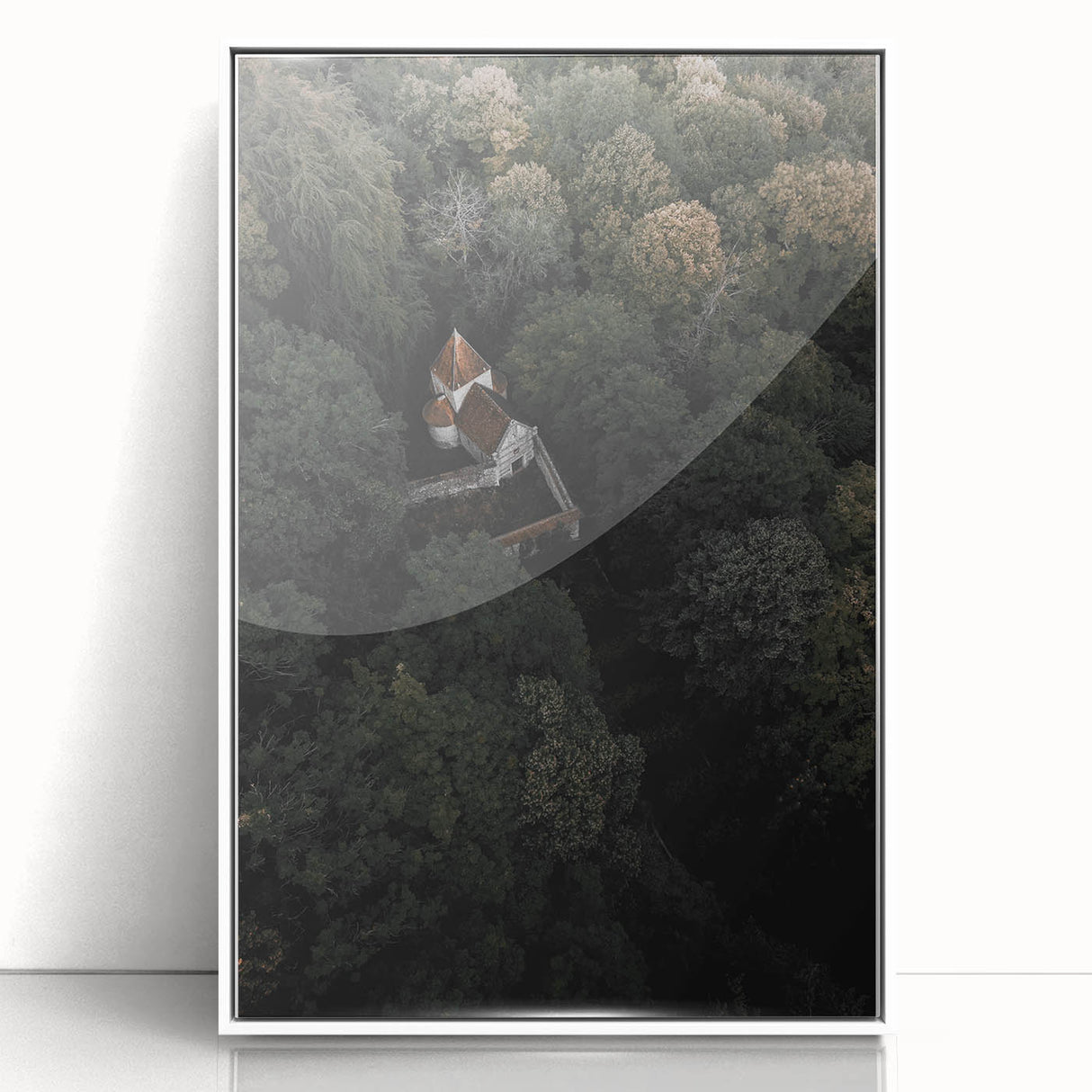 Hidden Sanctuary - Rustic Forest Retreat Art Print