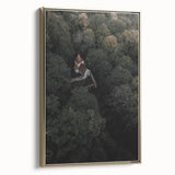 Hidden Sanctuary - Rustic Forest Retreat Art Print