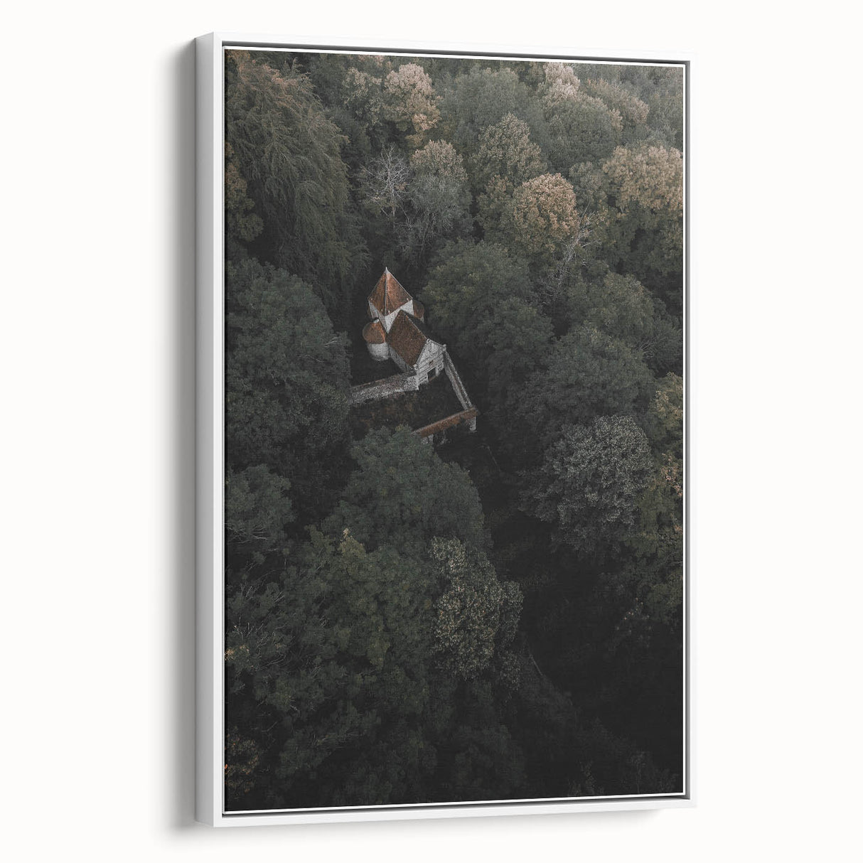 Hidden Sanctuary - Rustic Forest Retreat Art Print