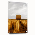 Golden Harvest - Rustic Hay Bale Art Print