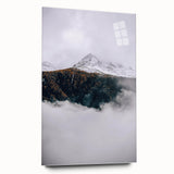 Rustic Mountain Landscape Art, Farmhouse Wall Decor Print