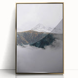 Rustic Mountain Landscape Art, Farmhouse Wall Decor Print