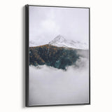 Rustic Mountain Landscape Art, Farmhouse Wall Decor Print