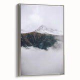 Rustic Mountain Landscape Art, Farmhouse Wall Decor Print