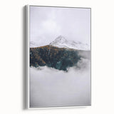 Rustic Mountain Landscape Art, Farmhouse Wall Decor Print