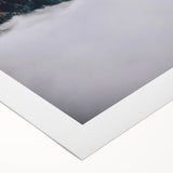 Rustic Mountain Landscape Art, Farmhouse Wall Decor Print