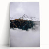 Rustic Mountain Landscape Art, Farmhouse Wall Decor Print