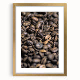 Rustic Wall Art: Coffee Bean Close-Up – Farmhouse Kitchen Decor Print
