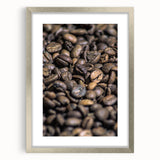Rustic Wall Art: Coffee Bean Close-Up – Farmhouse Kitchen Decor Print