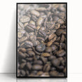 Rustic Wall Art: Coffee Bean Close-Up – Farmhouse Kitchen Decor Print