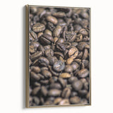 Rustic Wall Art: Coffee Bean Close-Up – Farmhouse Kitchen Decor Print