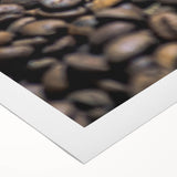 Rustic Wall Art: Coffee Bean Close-Up – Farmhouse Kitchen Decor Print