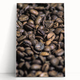 Rustic Wall Art: Coffee Bean Close-Up – Farmhouse Kitchen Decor Print