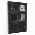 Rustic Wall Art: Black & White Wooden Lattice – Farmhouse Decor Print"