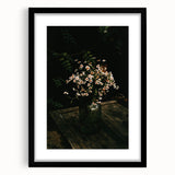 Rustic Wall Art: Wildflowers in Glass Jar – Farmhouse Floral Decor Print