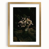 Rustic Wall Art: Wildflowers in Glass Jar – Farmhouse Floral Decor Print