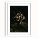 Rustic Wall Art: Wildflowers in Glass Jar – Farmhouse Floral Decor Print