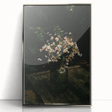 Rustic Wall Art: Wildflowers in Glass Jar – Farmhouse Floral Decor Print