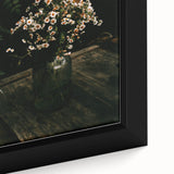 Rustic Wall Art: Wildflowers in Glass Jar – Farmhouse Floral Decor Print