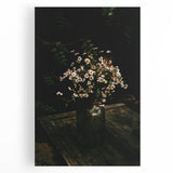 Rustic Wall Art: Wildflowers in Glass Jar – Farmhouse Floral Decor Print