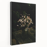 Rustic Wall Art: Wildflowers in Glass Jar – Farmhouse Floral Decor Print